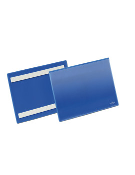 Buste Identificative con Bande Adesive Durable - A5 Orizzontale - 1795-07 (Blu Conf. 50)