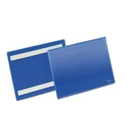 Buste Identificative con Bande Adesive Durable - A5 Orizzontale - 1795-07 (Blu Conf. 50)