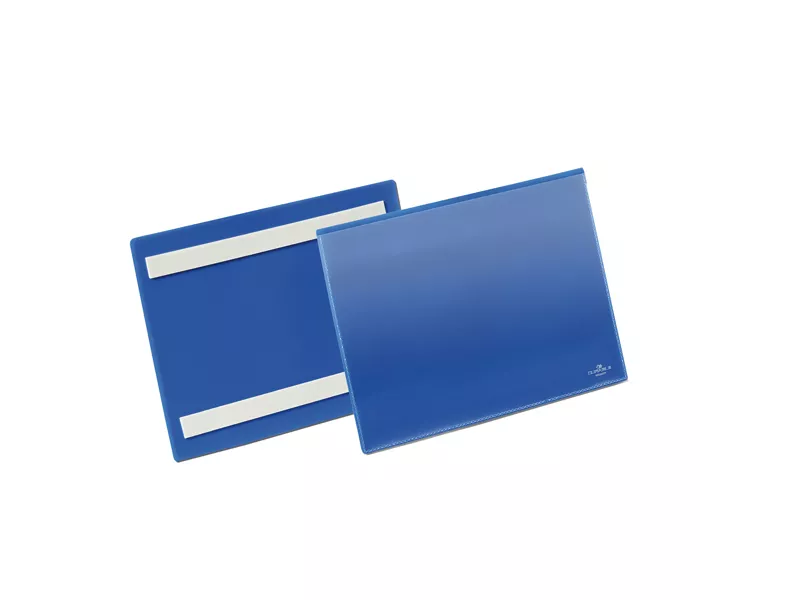 Buste Identificative con Bande Adesive Durable - A5 Orizzontale - 1795-07 (Blu Conf. 50)