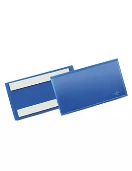 Buste Identificative con Bande Adesive Durable - 150x67 mm - 1762-07 (Blu Conf. 50)