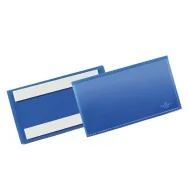 Buste Identificative con Bande Adesive Durable - 150x67 mm - 1762-07 (Blu Conf. 50)