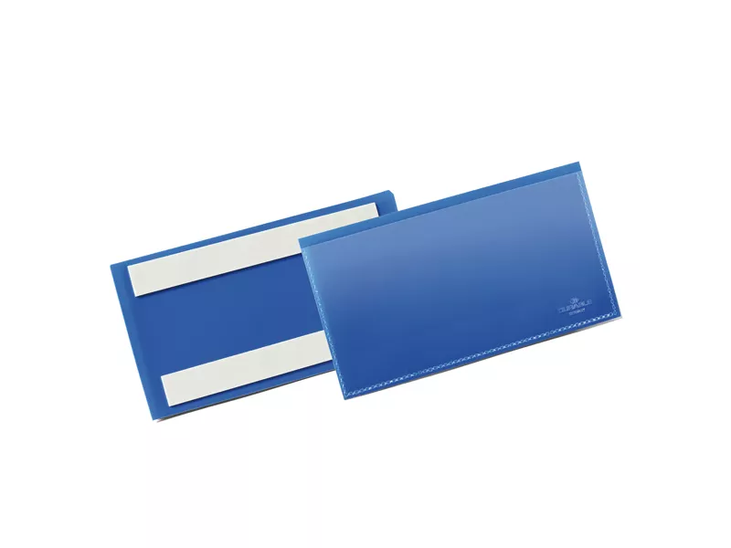 Buste Identificative con Bande Adesive Durable - 150x67 mm - 1762-07 (Blu Conf. 50)