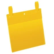 Buste Identificative con Fascetta di Aggancio Durable - A5 Orizzontale - 1749-04 (Giallo Conf. 50)