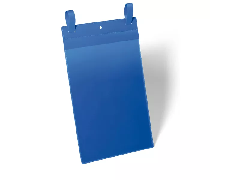 Buste Identificative con Fascette di Aggancio Durable - A4 Verticale - 1750-07 (Blu Conf. 50)