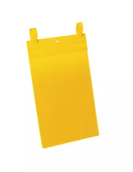 Buste Identificative con Fascette di Aggancio Durable - A4 Verticale - 1750-04 (Giallo Conf. 50)