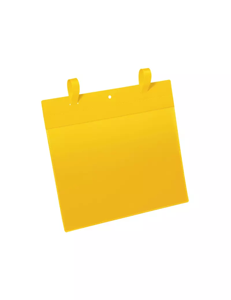 Buste Identificative con Fascette di Aggancio Durable - A4 Orizzontale - 1751-04 (Giallo Conf. 50)