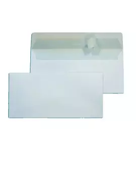 Buste Commerciali Strip Blasetti - 11x23 cm - Taglio Dritto con Strip - Senza Finestra - 90 g - 048 (Bianco Conf. 500)