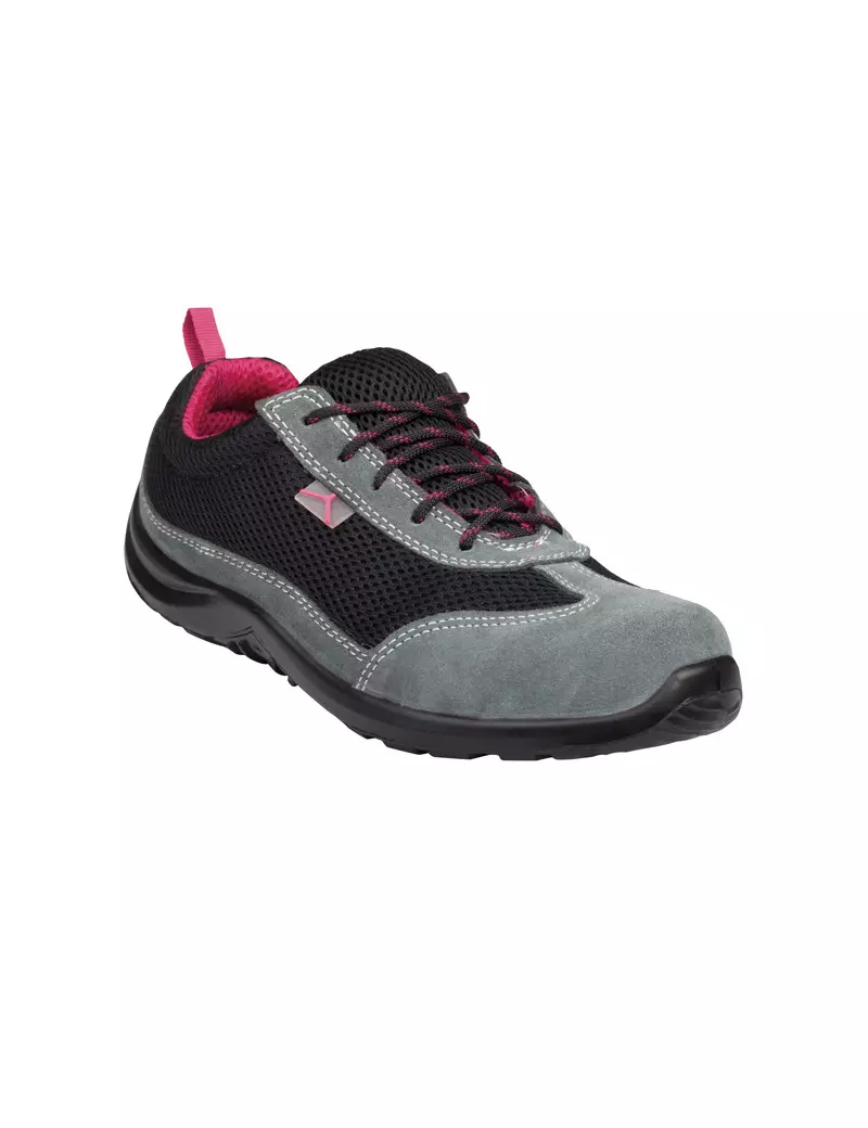 Scarpe Antinfortunistiche Como Delta Plus - Numero 37 - COMOSPNO37 (Grigio e Fucsia)