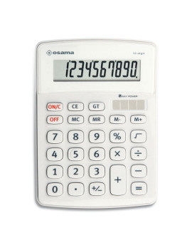 Calcolatrice da Tavolo OS 502 Osama - OS502/10BI (Bianco)