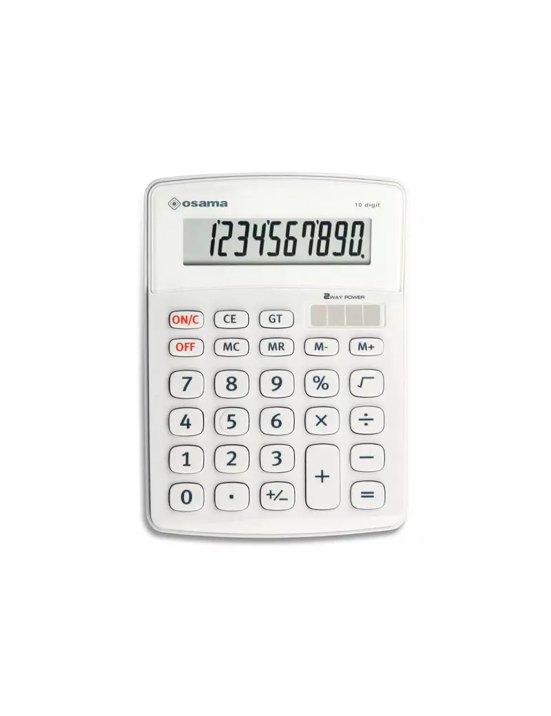 Calcolatrice da Tavolo OS 502 Osama - OS502/10BI (Bianco) Calcolatrice da Tavolo OS 502 Osama - OS502/10BI (Bianco)