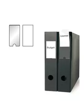 Porta Etichette Adesive 3L - Con Etichetta - 55x102 mm - S852335 (Trasparente Conf. 6)