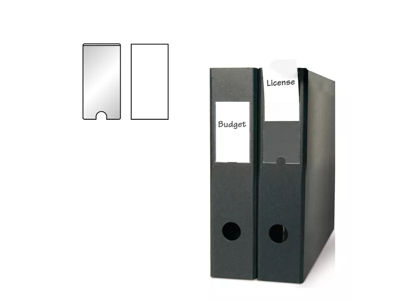 Porta Etichette Adesive 3L - Con Etichetta - 55x102 mm - S852335 (Trasparente Conf. 6) Porta Etichette Adesive 3L - Con Etichetta - 55x102 mm - S852335 (Trasparente Conf. 6)