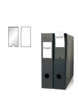 Porta Etichette Adesive 3L - Con Etichetta - 55x102 mm - S852335 (Trasparente Conf. 6)