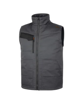 Gilet Multitasca Stockton 3 Delta Plus - Taglia L - STOC3GOGT (Grigio e Arancione)