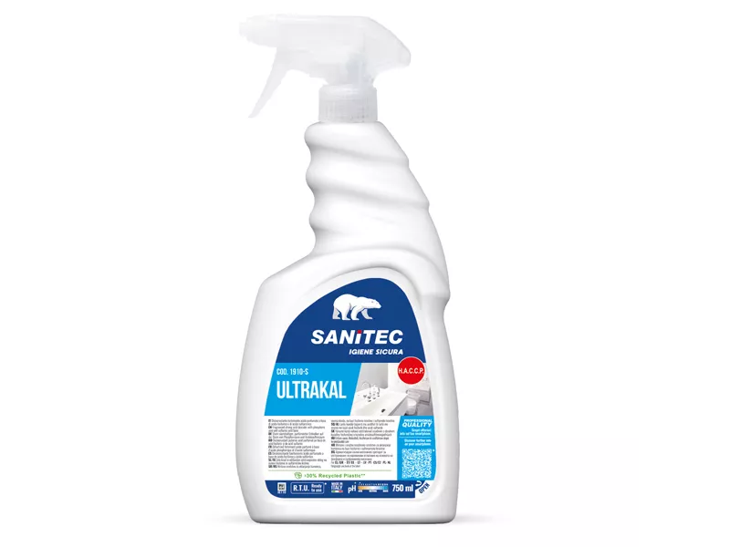 Disincrostante Ultrakal Sanitec - Fortemente Acido - 1910-S - 750 ml (Profumato)