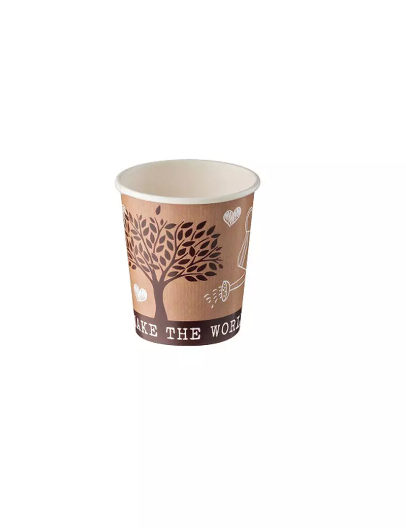 Bicchiere in Carta Leone - 115 ml - H0730.S (Marrone e Bianco Conf. 1000) Bicchiere in Carta Leone - 115 ml - H0730.S (Marrone e Bianco Conf. 1000)