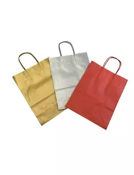 Shopper in Carta Mainetti Bags - 26x11x35 cm - 079993 (Assortiti Natalizi Conf. 25)