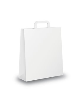 Shopper in Carta Mainetti Bags - 26x11x35 cm - 031342 (Bianco Conf. 25)