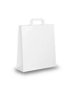 Shopper in Carta Mainetti Bags - 18x8x25 cm - 031243 (Bianco Conf. 25)