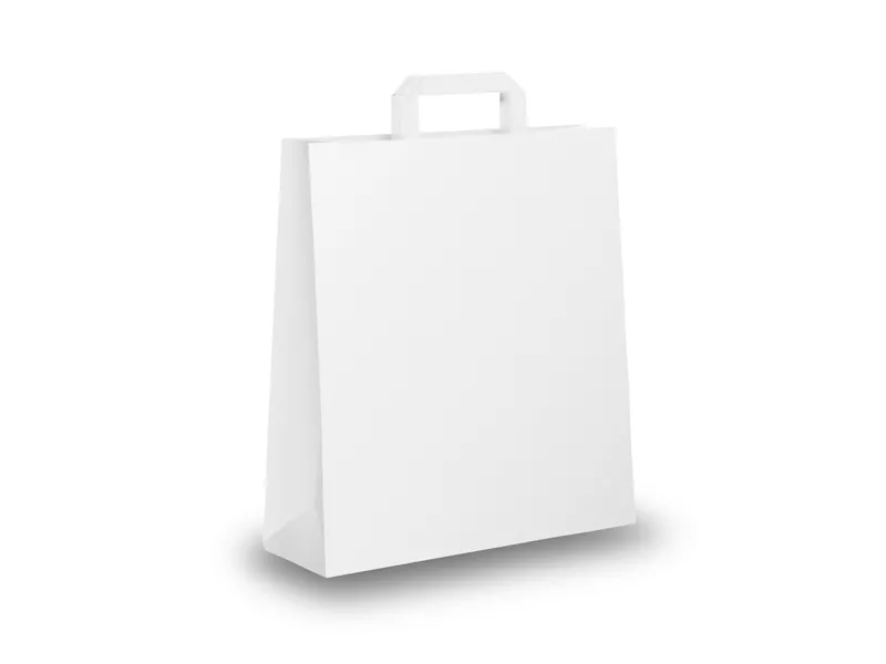 Shopper in Carta Mainetti Bags - 22x10x29 cm - 031335 (Bianco Conf. 25)