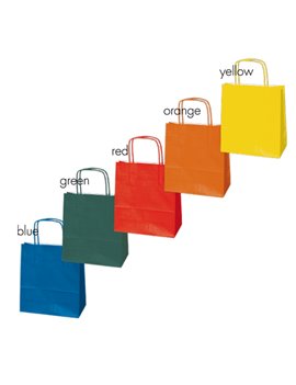 Shopper in Carta Mainetti Bags - 18x8x24 cm - 079894 (Assortiti Conf. 25)