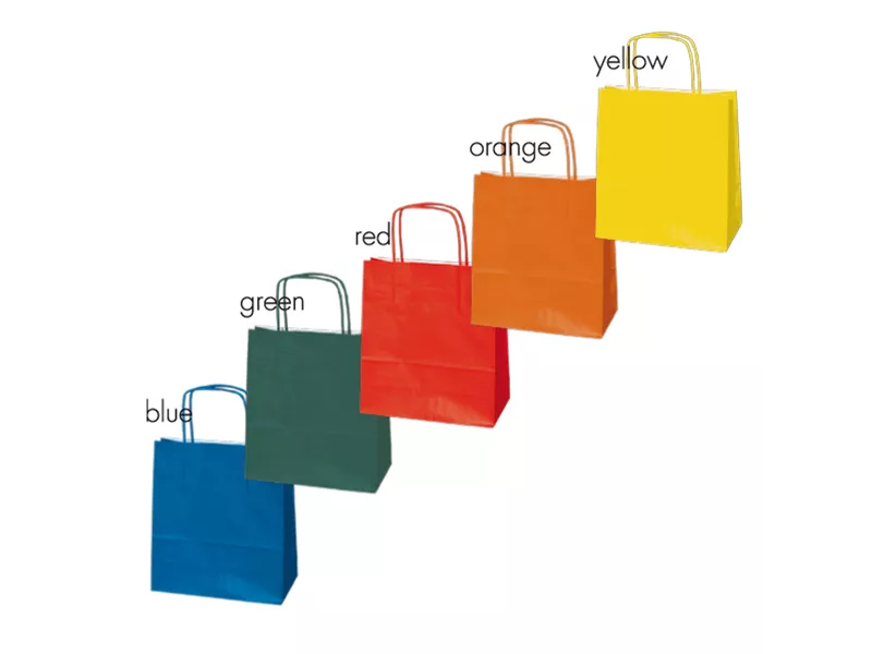Shopper in Carta Mainetti Bags - 22x10x29 cm - 079900 (Assortiti Conf. 25)