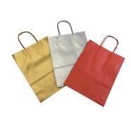 Shopper in Carta Mainetti Bags - 22x10x29 cm - 080005 (Assortiti Natalizi Conf. 25)