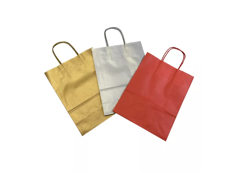 Shopper in Carta Mainetti Bags - 22x10x29 cm - 080005 (Assortiti Natalizi Conf. 25) Shopper in Carta Mainetti Bags - 22x10x29 cm - 080005 (Assortiti Natalizi Conf. 25)