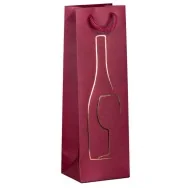 Shopper Portabottiglie Rex Sadoch - 12x9x37 cm - SDN12-ROSSO (Rosso Conf. 10)