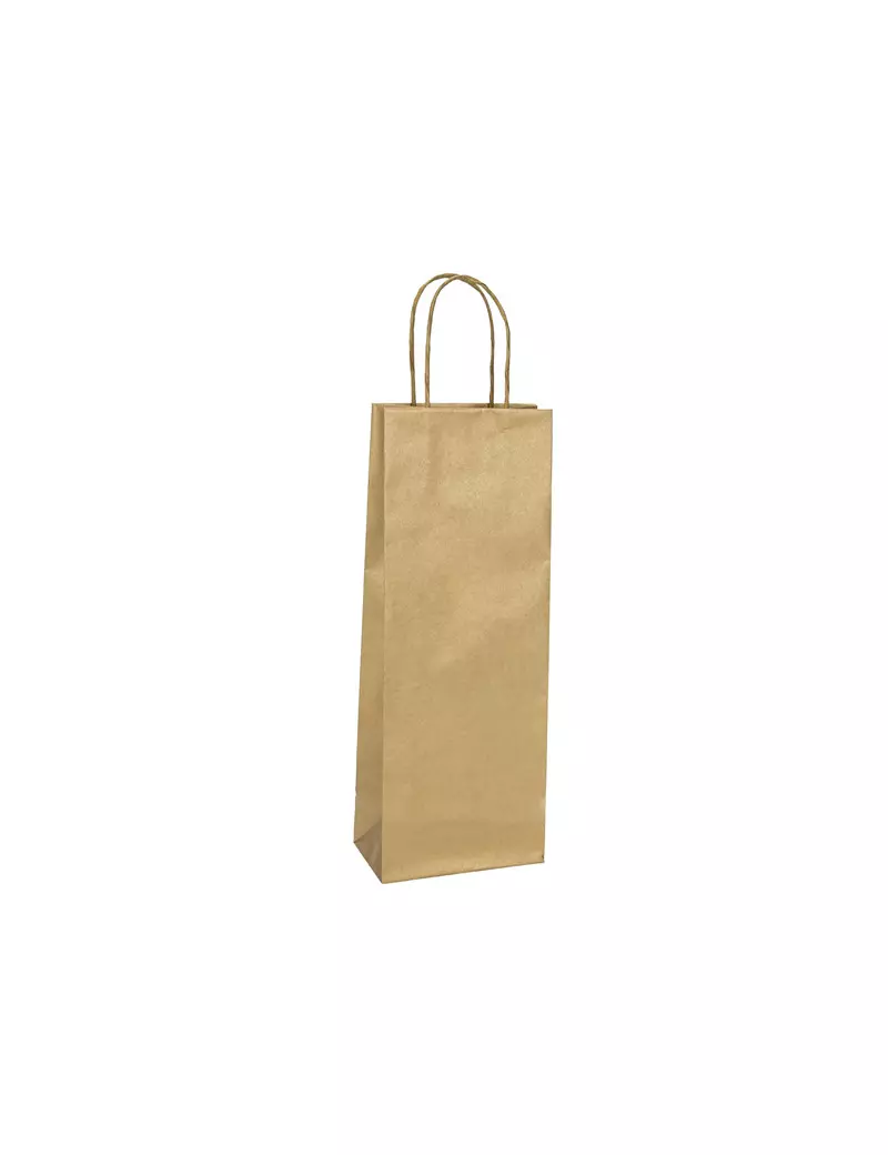 Shopper Portabottiglie Mainetti Bags - 14x9x38 cm - 087035 (Oro Conf. 20)