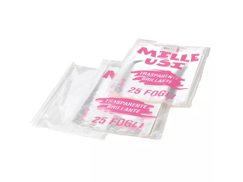 Cellophane PNP - in Fogli - 100x130 cm - FF010TN-XF1NN2 (Trasparente Conf. 25)