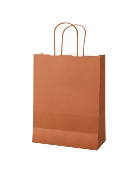 Shopper in Carta Mainetti Bags - 26x11x34,5 cm - 091513 (Terracotta Conf. 25)