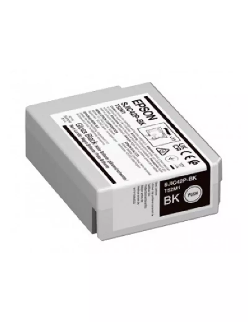 Cartuccia Originale Epson T52M140 SJIC42P-BK (Nero 50 ml) Cartuccia Originale Epson T52M140 SJIC42P-BK (Nero 50 ml)