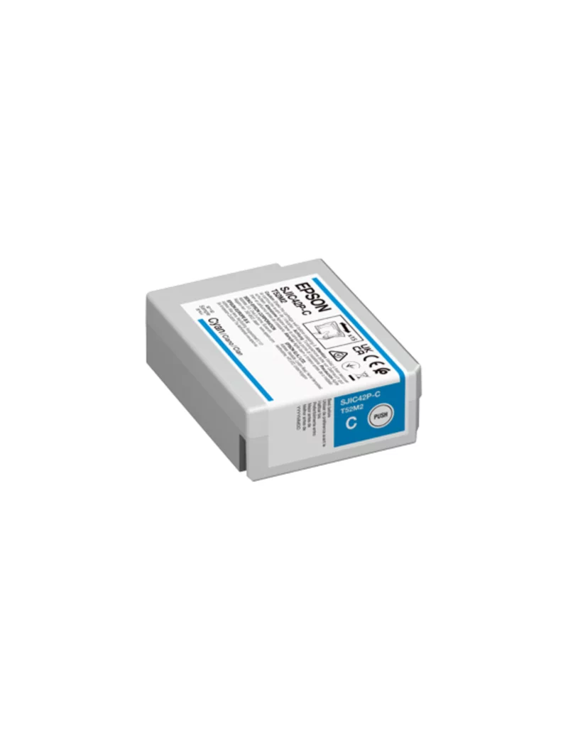 Cartuccia Originale Epson T52M240 SJIC42P-C (Ciano 50 ml) Cartuccia Originale Epson T52M240 SJIC42P-C (Ciano 50 ml)