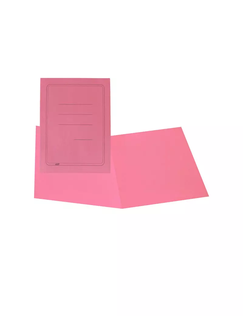 Cartellina in Cartoncino Cartiere del Garda - Semplice con Stampa - 25x34 cm - 145 g - CG0113MFSXXAK11 (Rosa Conf. 100)