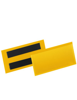 Buste Identificative Magnetiche Durable - 100x38 mm - 1741-04 (Giallo Conf. 50)