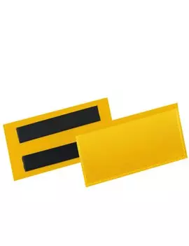 Buste Identificative Magnetiche Durable - 100x38 mm - 1741-04 (Giallo Conf. 50)