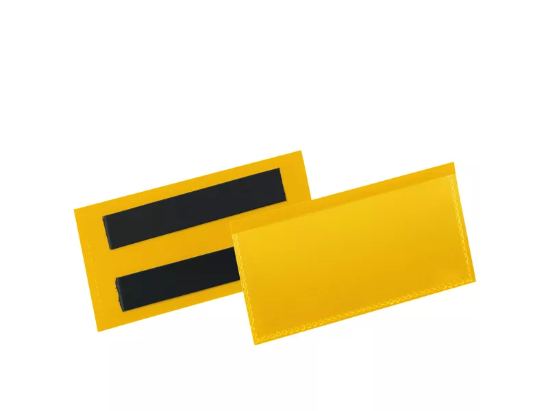 Buste Identificative Magnetiche Durable - 100x38 mm - 1741-04 (Giallo Conf. 50)