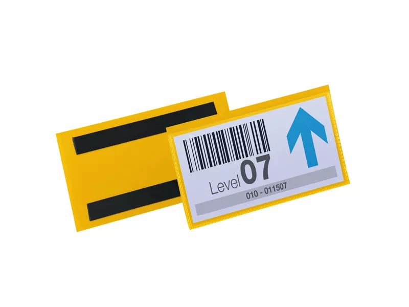 Buste Identificative Magnetiche Durable - 150x67 mm - 1742-04 (Giallo Conf. 50) Buste Identificative Magnetiche Durable - 150x67 mm - 1742-04 (Giallo Conf. 50)