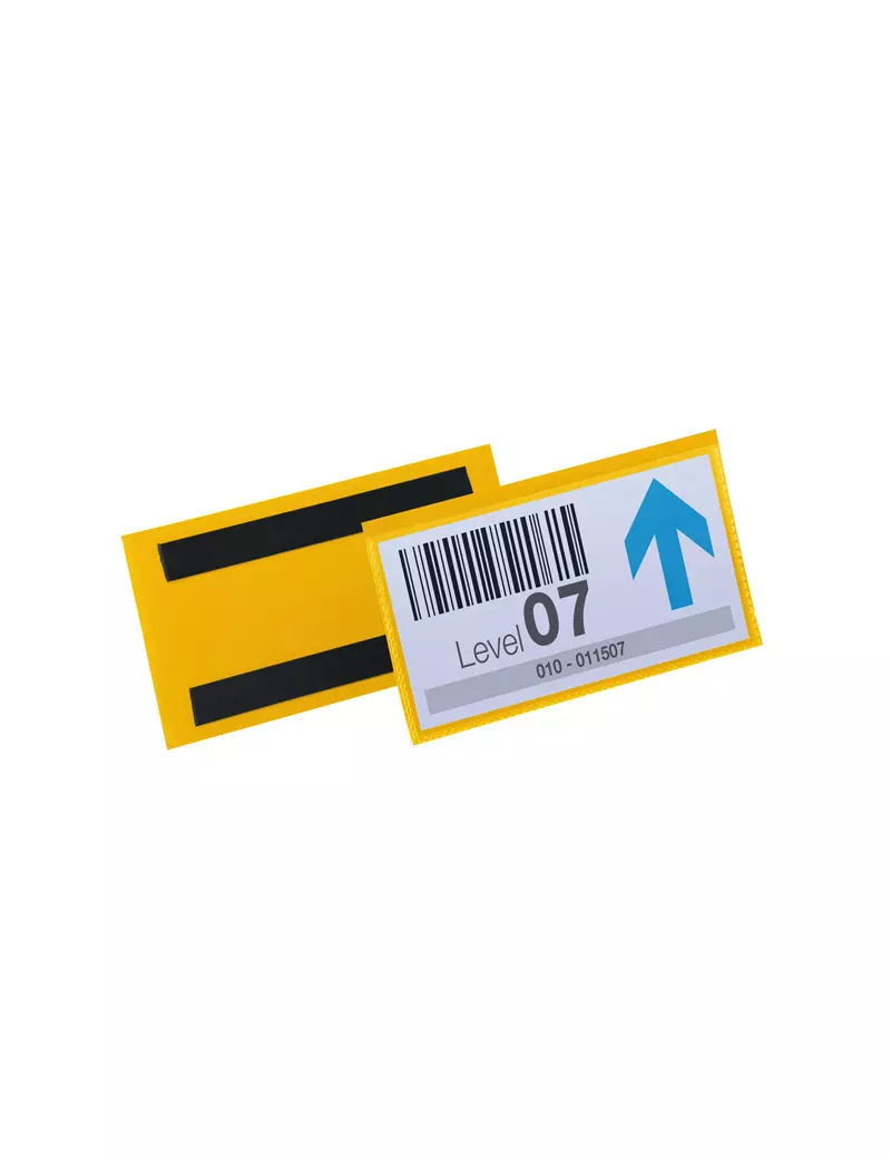 Buste Identificative Magnetiche Durable - 150x67 mm - 1742-04 (Giallo Conf. 50)