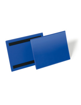 Buste Identificative Magnetiche Durable - A5 Orizzontale - 1743-07 (Blu Conf. 50)