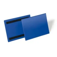 Buste Identificative Magnetiche Durable - A5 Orizzontale - 1743-07 (Blu Conf. 50)