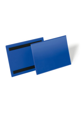 Buste Identificative Magnetiche Durable - A5 Orizzontale - 1743-07 (Blu Conf. 50)