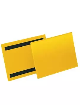 Buste Identificative Magnetiche Durable - A5 Orizzontale - 1743-04 (Giallo Conf. 50)