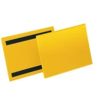 Buste Identificative Magnetiche Durable - A5 Orizzontale - 1743-04 (Giallo Conf. 50)