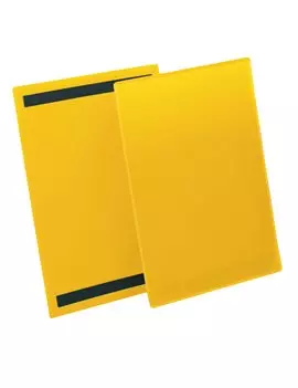 Buste Identificative Magnetiche Durable - A4 Verticale - 1744-04 (Giallo Conf. 50)