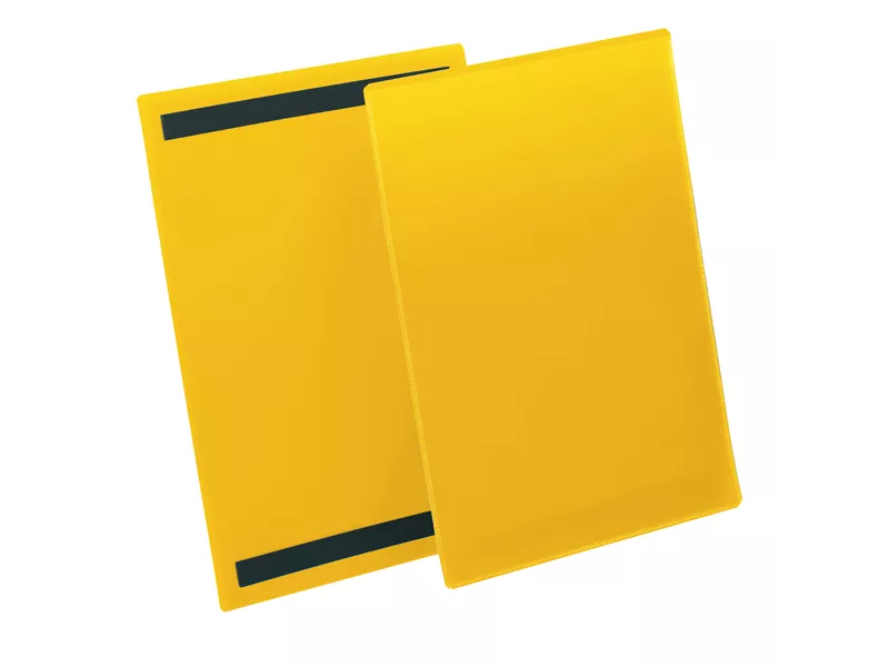 Buste Identificative Magnetiche Durable - A4 Verticale - 1744-04 (Giallo Conf. 50)