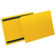 Buste Identificative Magnetiche Durable - A4 Orizzontale - 1745-04 (Giallo Conf. 50)