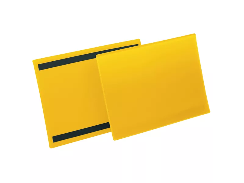 Buste Identificative Magnetiche Durable - A4 Orizzontale - 1745-04 (Giallo Conf. 50)