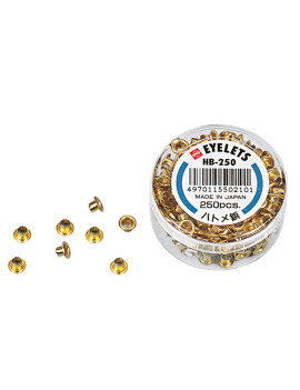 Occhielli per Occhiellatrice Open Lebez - 5 mm - 102 (Oro Conf. 250)
